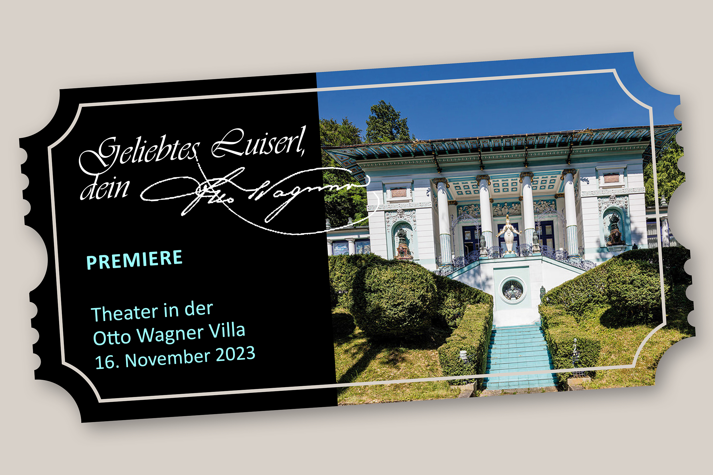 Geliebtes Luiserl, dein Otto Wagner im Theater in der Otto Wagner Villa