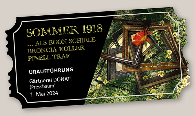 Sommer 1918 … als Egon Schiele Broncia Koller Pinell traf